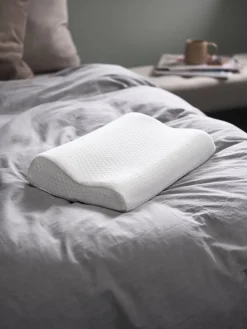 Online VANSEBASICAlmohada cervical viscoelástica 30x47x9/7 VANSE Almohadas De Espuma Viscoelástica