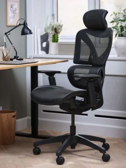 Best VARPELEVSilla de oficina VARPELEV malla negro/negro Sillas De Oficina|Sillas Gaming