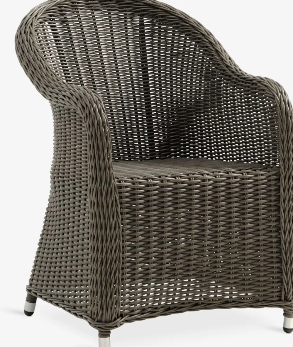 Hot VATTRUP + GAMMELBYMesa VATTRUP L172/276 negro + 4 sillas GAMMELBY gris Conjuntos Mesa Y Sillas De Jardín