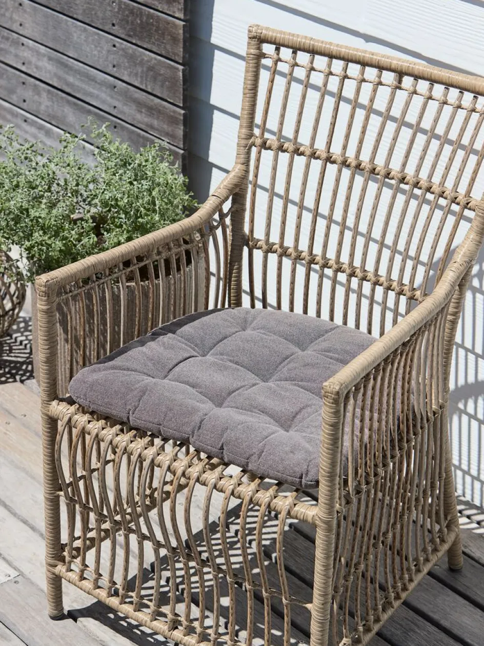 Hot VEJRHOLMCojín de jardín para silla VEJRHOLM gris Cojines Para Sillas De Jardín