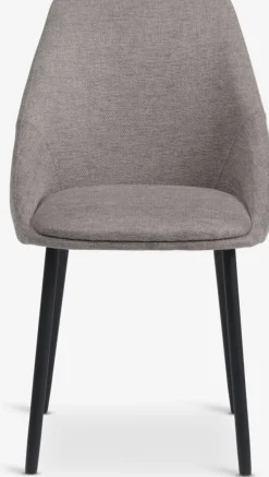 Clearance VELLEVSilla de comedor VELLEV tela arena/negro Sillas De Comedor