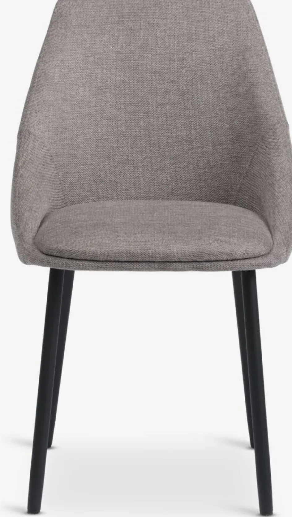 Clearance VELLEVSilla de comedor VELLEV tela arena/negro Sillas De Comedor