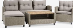 Best VENConjunto muebles jardín VEN 4 plazas chaise longue Conjuntos Mesa Y Sillas De Jardín|Muebles De Jardín