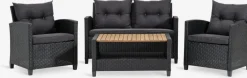 Sale VENConjunto muebles jardín VEN 4 plazas Conjuntos Mesa Y Sillas De Jardín|Muebles De Jardín