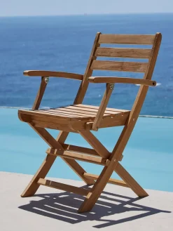 Discount VESTERHAVETSilla plegable VESTERHAVET teca Sillas De Jardín