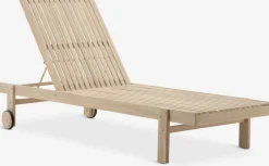 Clearance VESTERMADETumbona VESTERMADE A75xL198 madera dura Muebles De Jardín|Tumbonas
