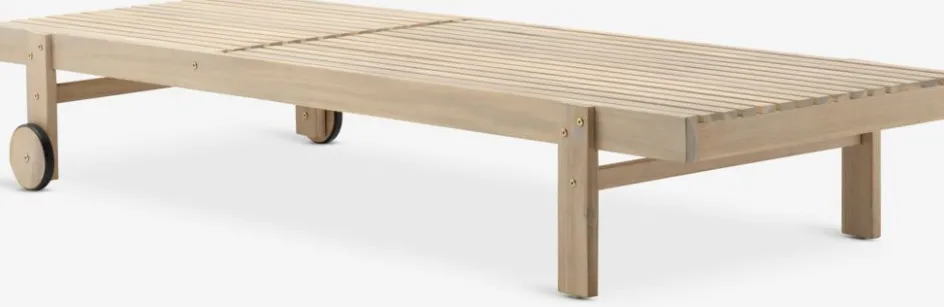 Clearance VESTERMADETumbona VESTERMADE A75xL198 madera dura Muebles De Jardín|Tumbonas