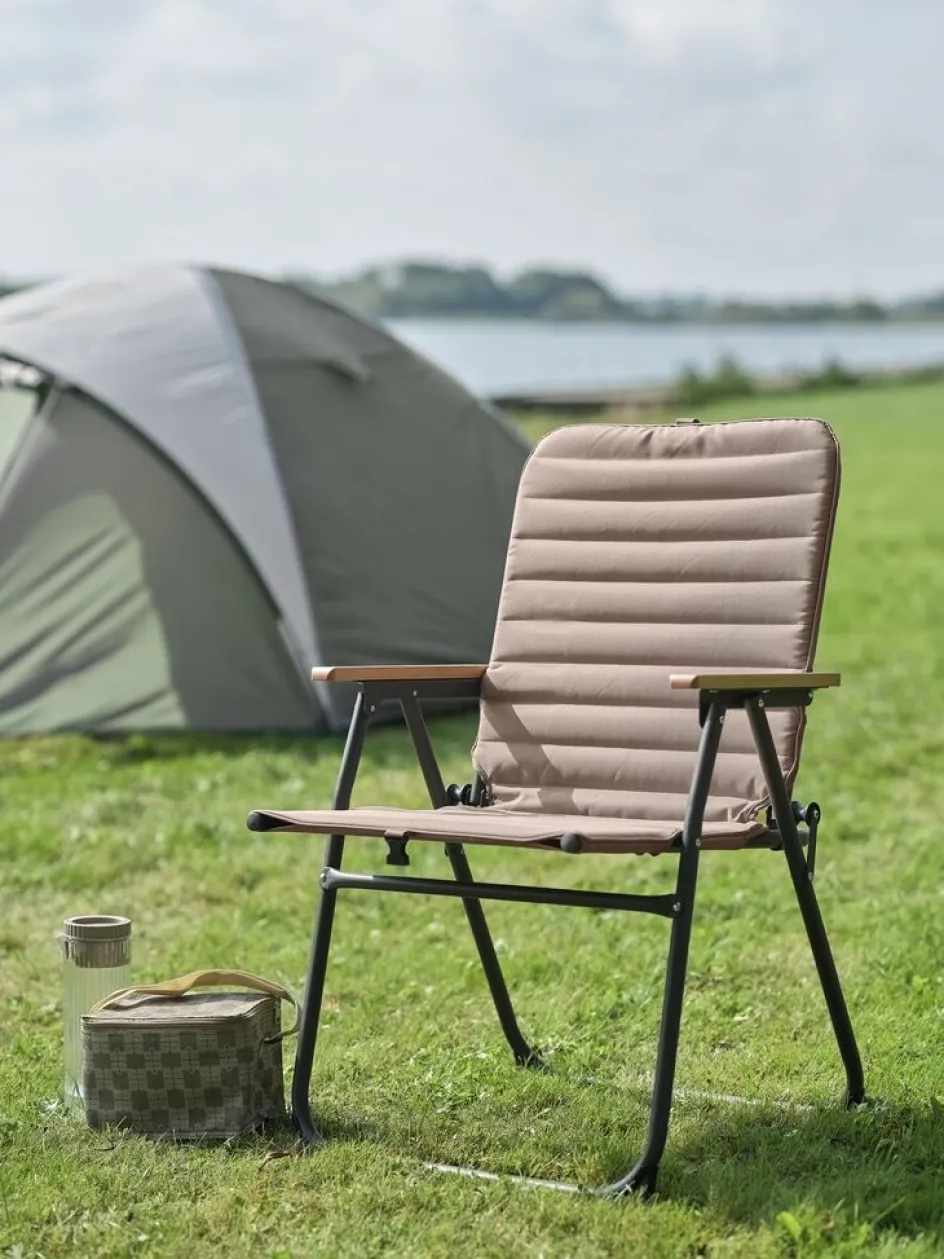 Online VESTMARKASilla de camping VESTMARKA marrón Sillas De Jardín|Sillas De Camping