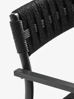 Outlet VIERLI + TRILLEVALLENMesa VIERLI L149 + 4 sillas TRILLEVALLEN negro Conjuntos Mesa Y Sillas De Jardín