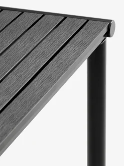 Discount VIERLIMesa de jardín VIERLI A90xL149 negro Mesas De Jardín