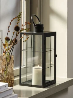 Clearance VILLADSFarol VILLADS A16xL16xA36cm negro Faroles