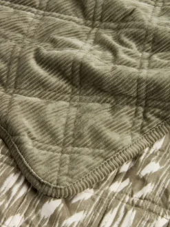 New VILLMORELLColcha VILLMORELL 220x240 verde/blanco Colchas|Colchas