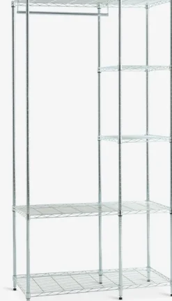 Sale VINDINGEMueble recibidor VINDINGE 4 estantes cromo Percheros Con Zapatero|Percheros Con Zapatero