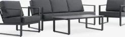 Outlet VONGEConjunto muebles jardín VONGE 5 plazas Conjuntos Mesa Y Sillas De Jardín|Muebles De Jardín