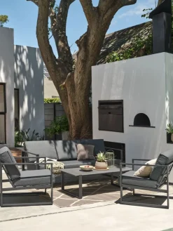 Outlet VONGEConjunto muebles jardín VONGE 5 plazas Conjuntos Mesa Y Sillas De Jardín|Muebles De Jardín