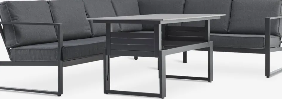 Online VONGEConjunto muebles jardín VONGE 6 plazas Conjuntos Mesa Y Sillas De Jardín|Muebles De Jardín