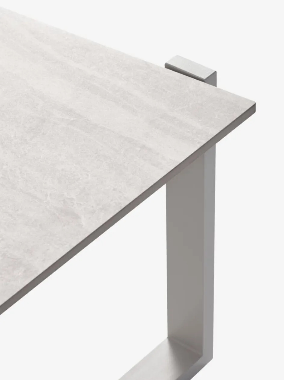 New VONGEConjunto muebles jardín VONGE 5 plazas beis Conjuntos Mesa Y Sillas De Jardín|Muebles De Jardín