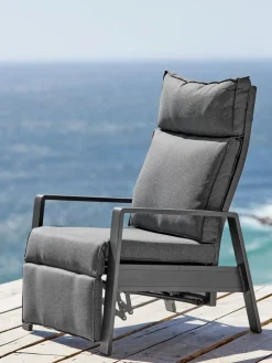 VONGESillón de exterior VONGE negro Sillas De Jardín|Muebles De Jardín