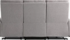 Outlet VONSILDSofá VONSILD 3 plazas reclinable eléctrico gris claro 2 Plazas|3 Plazas