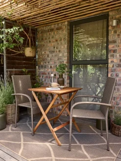 Online VRAADALMesa de balcón VRAADAL A62xL62 madera dura Mesas De Jardín
