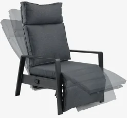 VONGESillón de exterior VONGE negro Sillas De Jardín|Muebles De Jardín